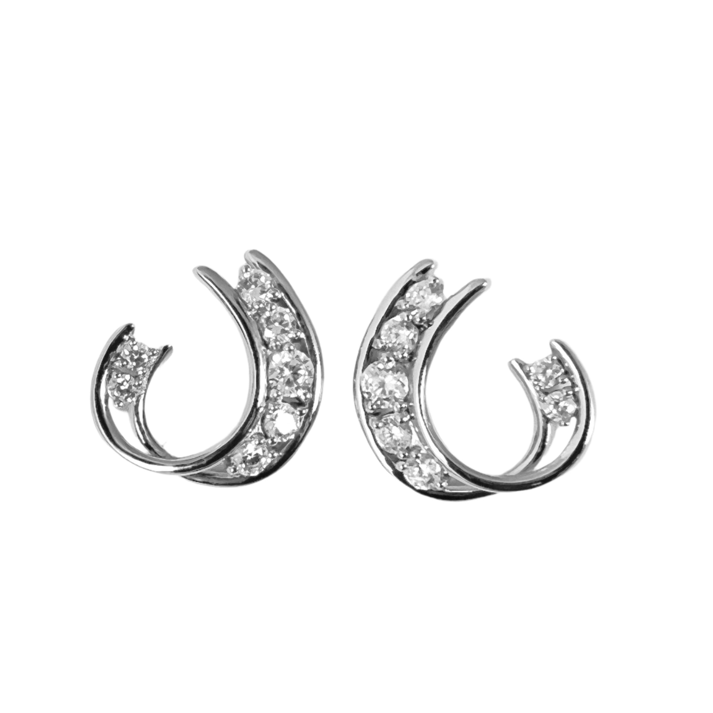 Silver Collection Love Hoop Earrings