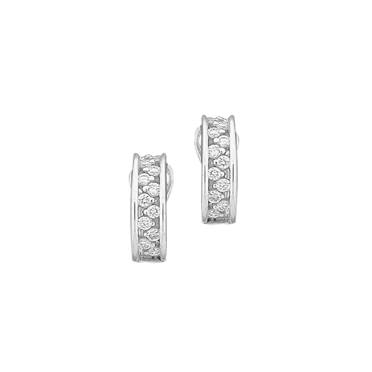 Silver Collection Daytime Hoops Earrings