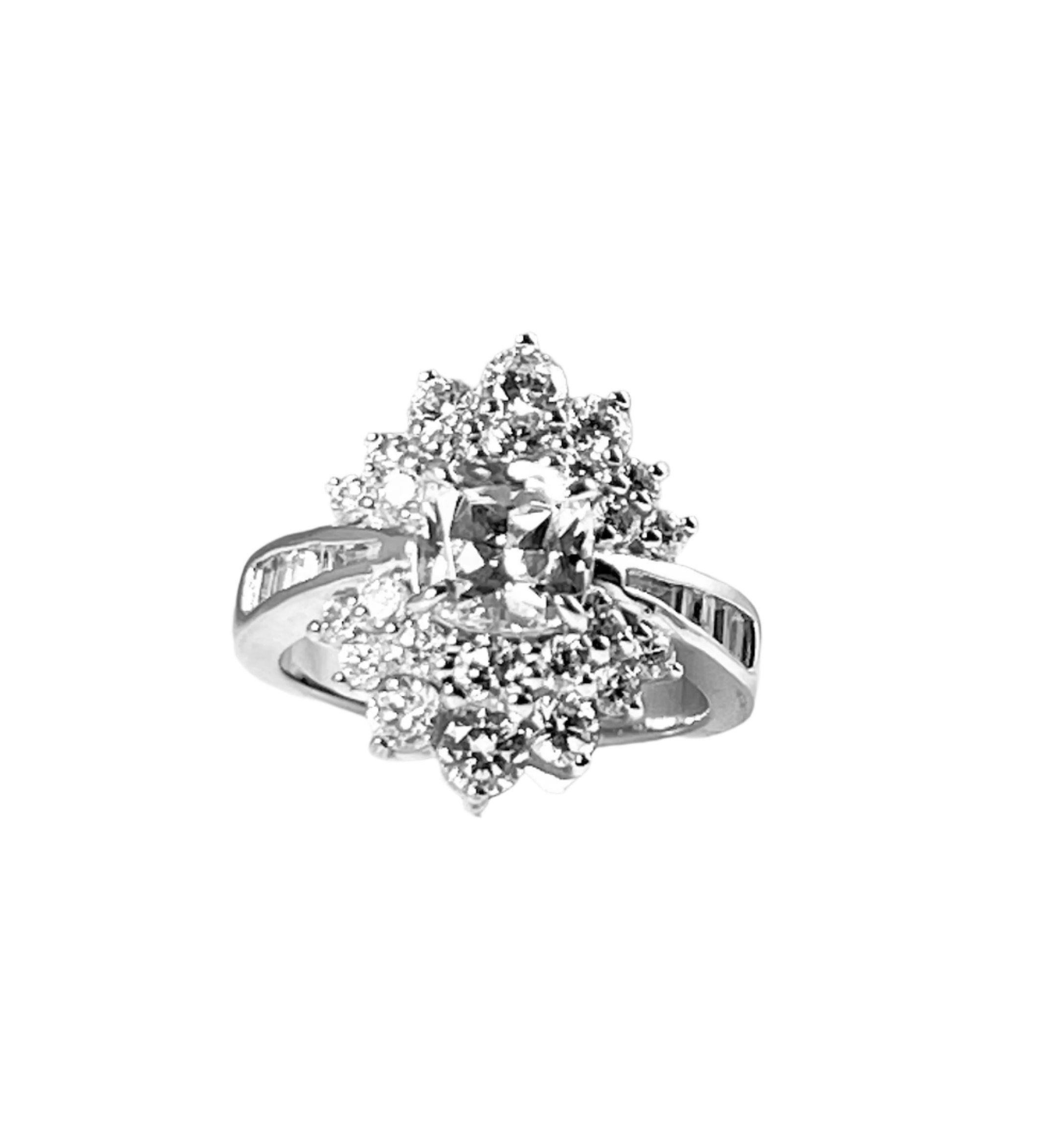 Silver Collection Princess Ring